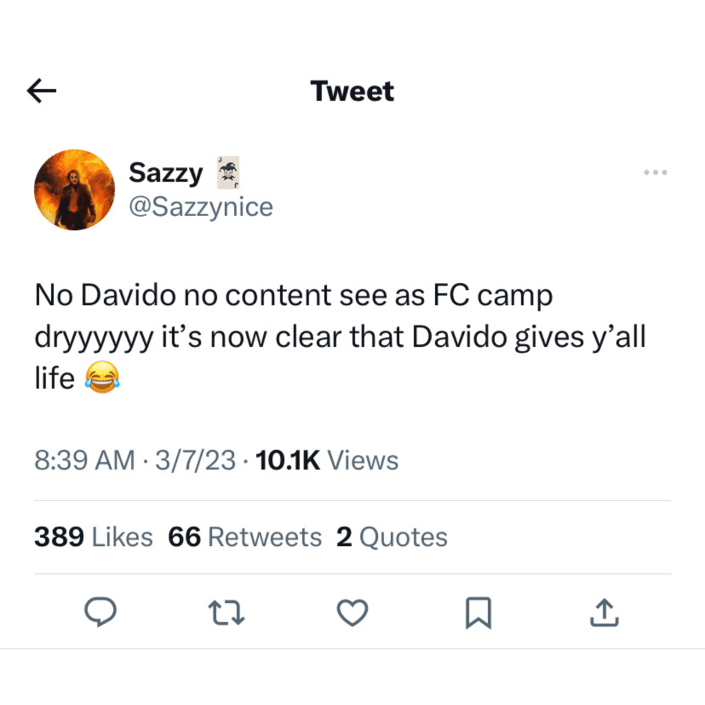 Davido still trending despite taking a break from social media