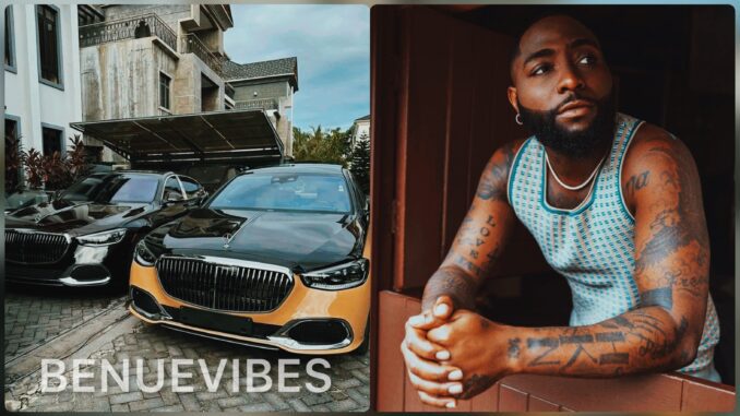 "Elite Rides: Davido and Jowizaza Show Off Their Exquisite Mercedes-Maybachs by Virgil Abloh"