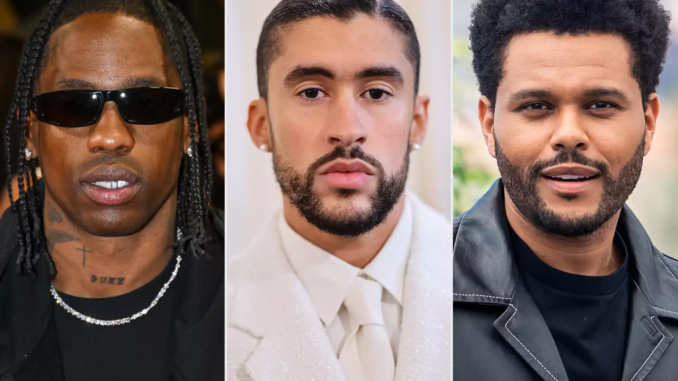 Travis Scott, Bad Bunny and The Weeknd Release New Song "K-Pop" Watch video