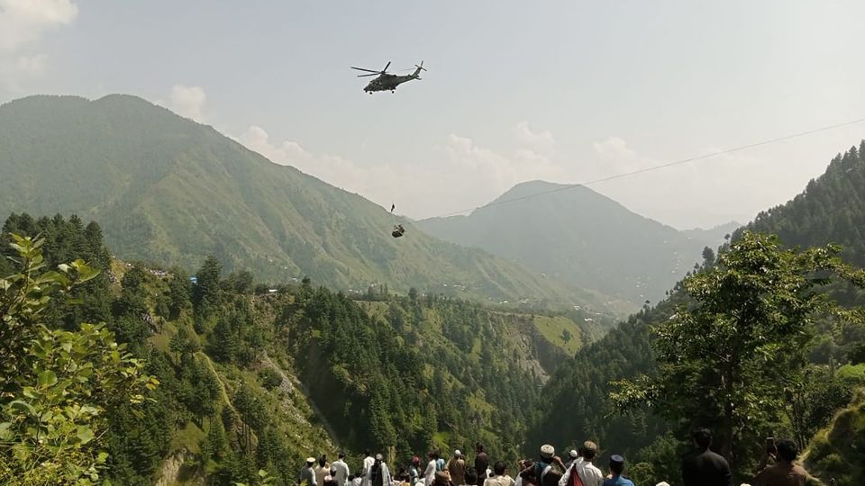 Pakistan Rescues Stranded Cable Car School Children in Daring Operation