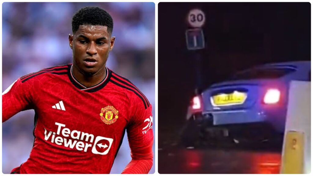Marcus Rashford involved in a car accident after 1-0 victory against Burnley